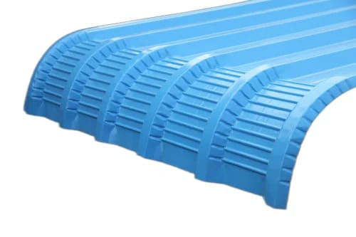 Colour Coated Roofing Sheets 0.40MM thick Corrugated sheets with bend.