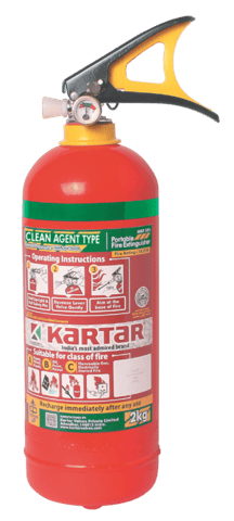 Fire Extinguisher CO2 - 2Kgs KARTAR Make