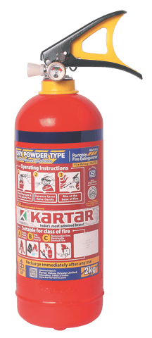 Fire Extinguisher ABC - 2 KGS Dry Powder Type (Including GST)