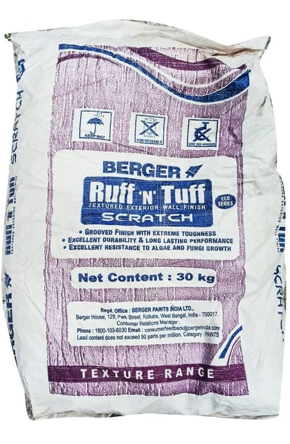 Berger Ruff N Tuff - Scratch 30kgs (Inclusive GST)