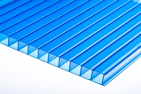 Lotus Polycarbonate Multiwall Sheet (6mm thick) - BLUE Colour