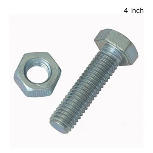 MS Nut and Bolt with MS Washer 5/8